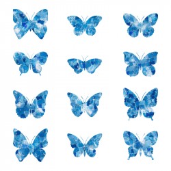 Paper butterflies 5cm