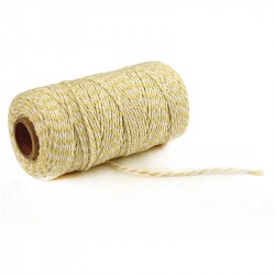 Colored cotton twine Yellow...